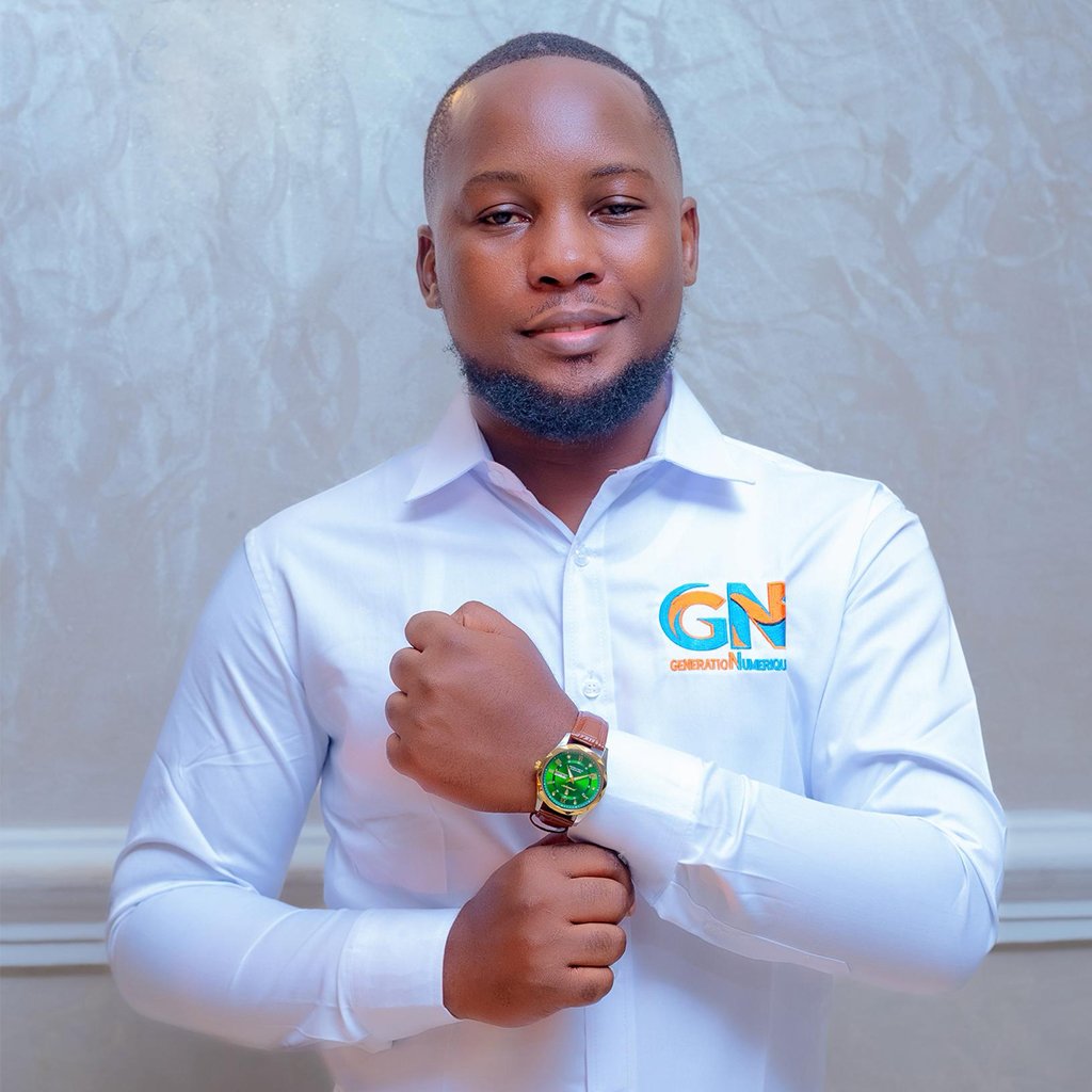 Richel Josma MPASSI MIENANZAMBI, CEO et Fondateur de Génération Numérique, startup tech à Brazzaville Congo
